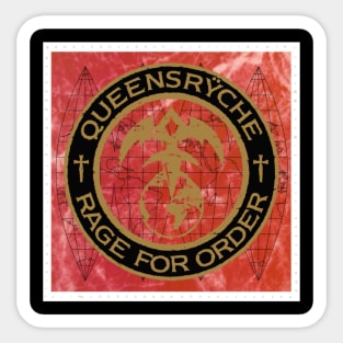 Queensryche rage for order Sticker